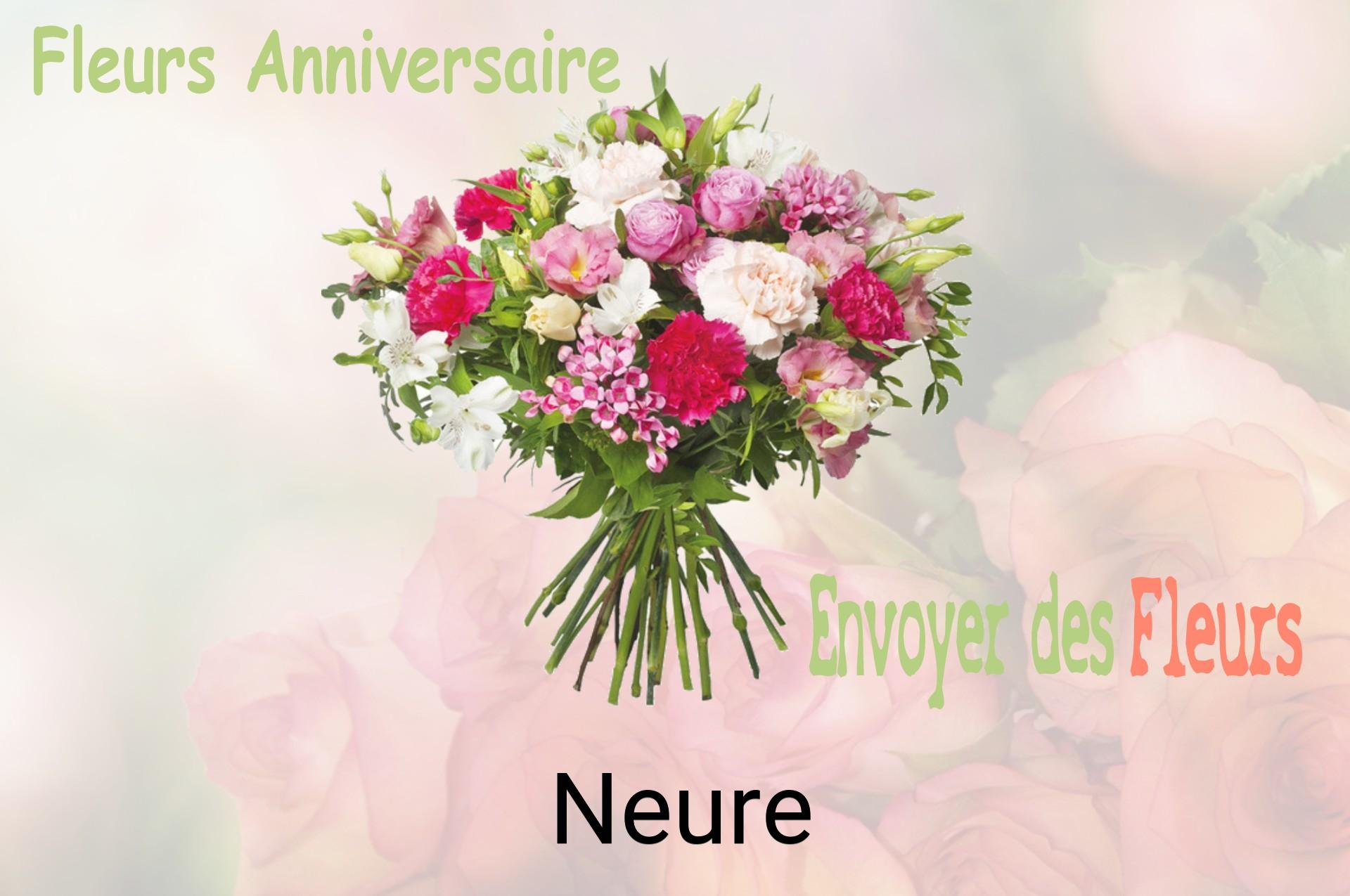 Bouquet de fleurs d’anniversaire livré à Neure